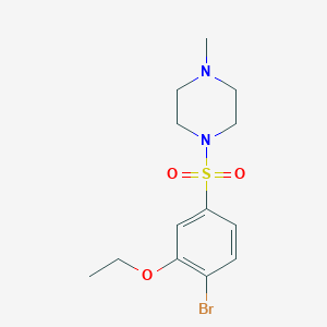 1-(4-Bromo-3-ethoxyphenyl)sulfonyl-4-methylpiperazine