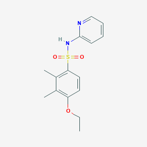 molecular formula C15H18N2O3S B511553 4-ethoxy-2,3-dimethyl-N-pyridin-2-ylbenzenesulfonamide CAS No. 892242-46-5