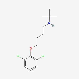 molecular formula C14H21Cl2NO B5115566 N-(tert-butyl)-4-(2,6-dichlorophenoxy)-1-butanamine 