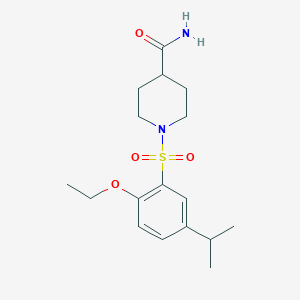 1-[(2-Ethoxy-5-isopropylphenyl)sulfonyl]-4-piperidinecarboxamide