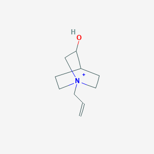 molecular formula C10H18NO+ B051156 N-Allyl-3-quinuclidinol CAS No. 113480-17-4