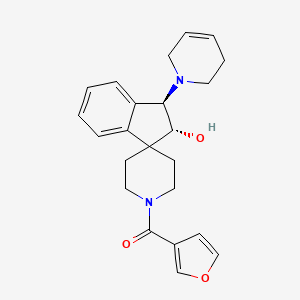 (2R*,3R*)-3-(3,6-dihydro-1(2H)-pyridinyl)-1'-(3-furoyl)-2,3-dihydrospiro[indene-1,4'-piperidin]-2-ol