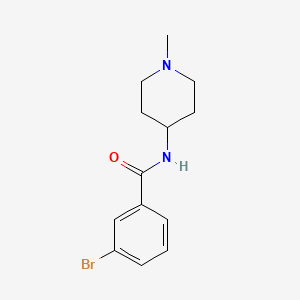 3-bromo-N-(1-methyl-4-piperidinyl)benzamide