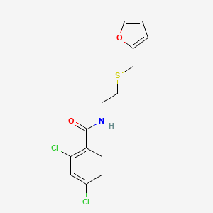 2,4-dichloro-N-{2-[(2-furylmethyl)thio]ethyl}benzamide