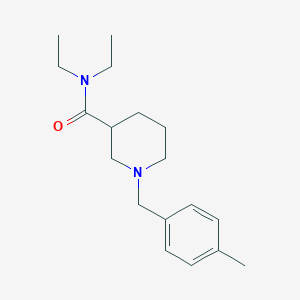 molecular formula C18H28N2O B5115781 N,N-diethyl-1-(4-methylbenzyl)-3-piperidinecarboxamide 