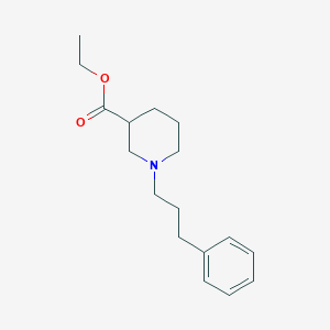 ethyl 1-(3-phenylpropyl)-3-piperidinecarboxylate
