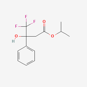 isopropyl 4,4,4-trifluoro-3-hydroxy-3-phenylbutanoate