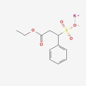 potassium 3-ethoxy-3-oxo-1-phenyl-1-propanesulfonate