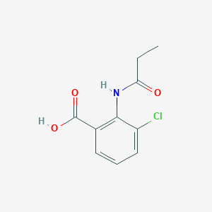 3-chloro-2-(propionylamino)benzoic acid