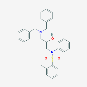 N-[3-(dibenzylamino)-2-hydroxypropyl]-2-methyl-N-phenylbenzenesulfonamide