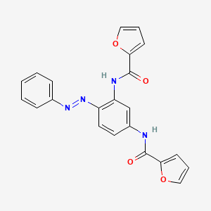 N,N'-[4-(phenyldiazenyl)-1,3-phenylene]di(2-furamide)