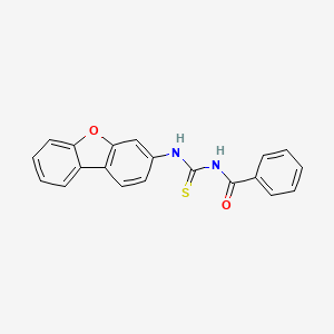 N-[(dibenzo[b,d]furan-3-ylamino)carbonothioyl]benzamide