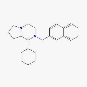 1-cyclohexyl-2-(2-naphthylmethyl)octahydropyrrolo[1,2-a]pyrazine