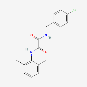 molecular formula C17H17ClN2O2 B5116009 N-(4-chlorobenzyl)-N'-(2,6-dimethylphenyl)ethanediamide 