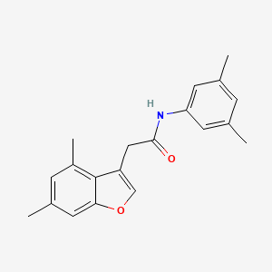 2-(4,6-dimethyl-1-benzofuran-3-yl)-N-(3,5-dimethylphenyl)acetamide