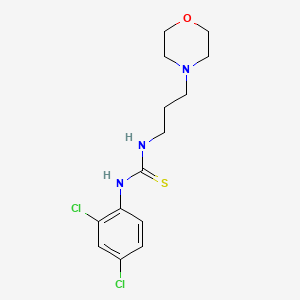 molecular formula C14H19Cl2N3OS B5116114 N-(2,4-dichlorophenyl)-N'-[3-(4-morpholinyl)propyl]thiourea 
