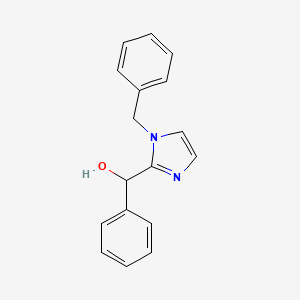 molecular formula C17H16N2O B5116136 (1-benzyl-1H-imidazol-2-yl)(phenyl)methanol 