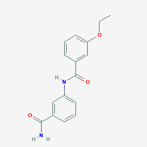molecular formula C16H16N2O3 B5116186 N-[3-(aminocarbonyl)phenyl]-3-ethoxybenzamide 