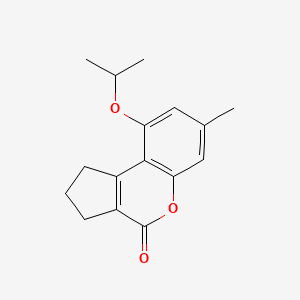 9-isopropoxy-7-methyl-2,3-dihydrocyclopenta[c]chromen-4(1H)-one