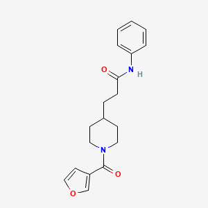 3-[1-(3-furoyl)-4-piperidinyl]-N-phenylpropanamide