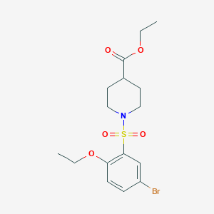 Ethyl 1-(5-bromo-2-ethoxybenzenesulfonyl)piperidine-4-carboxylate