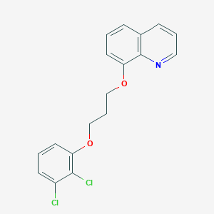 molecular formula C18H15Cl2NO2 B5116486 8-[3-(2,3-dichlorophenoxy)propoxy]quinoline 
