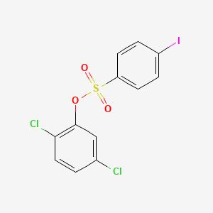 molecular formula C12H7Cl2IO3S B5116517 2,5-dichlorophenyl 4-iodobenzenesulfonate 