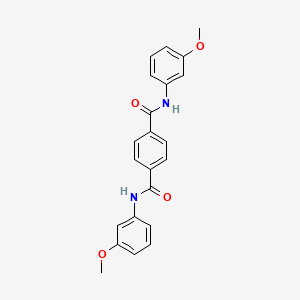 molecular formula C22H20N2O4 B5116540 N,N'-bis(3-methoxyphenyl)terephthalamide 