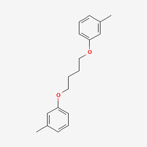 molecular formula C18H22O2 B5116613 1,1'-[1,4-butanediylbis(oxy)]bis(3-methylbenzene) 