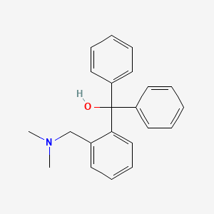 molecular formula C22H23NO B5116626 {2-[(dimethylamino)methyl]phenyl}(diphenyl)methanol CAS No. 6969-98-8