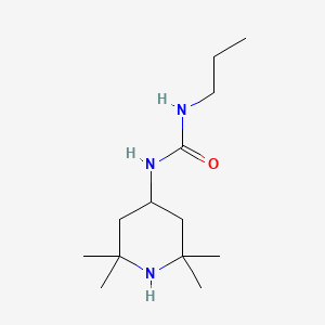 molecular formula C13H27N3O B5116635 N-propyl-N'-(2,2,6,6-tetramethyl-4-piperidinyl)urea 