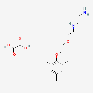 molecular formula C17H28N2O6 B5116674 N-{2-[2-(mesityloxy)ethoxy]ethyl}-1,2-ethanediamine oxalate 
