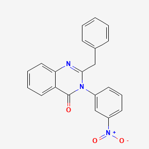 molecular formula C21H15N3O3 B5116746 2-benzyl-3-(3-nitrophenyl)-4(3H)-quinazolinone CAS No. 6387-37-7