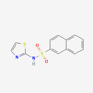 molecular formula C13H10N2O2S2 B5116752 N-1,3-thiazol-2-yl-2-naphthalenesulfonamide 