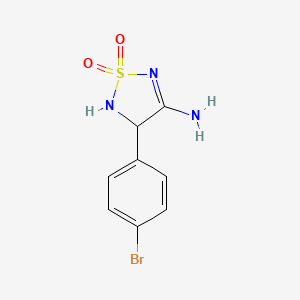 molecular formula C8H8BrN3O2S B5116819 4-(4-bromophenyl)-1,2,5-thiadiazolidin-3-imine 1,1-dioxide 