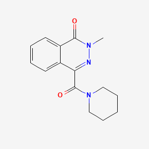 molecular formula C15H17N3O2 B5116881 2-methyl-4-(1-piperidinylcarbonyl)-1(2H)-phthalazinone 