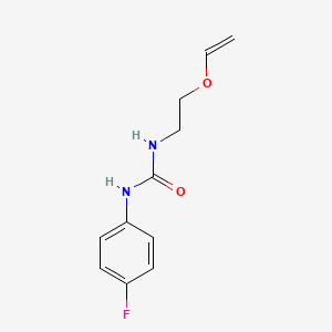 molecular formula C11H13FN2O2 B5116928 N-(4-fluorophenyl)-N'-[2-(vinyloxy)ethyl]urea 