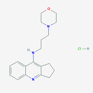N-[3-(4-morpholinyl)propyl]-2,3-dihydro-1H-cyclopenta[b]quinolin-9-amine hydrochloride