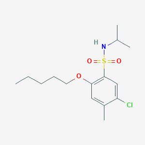 [(5-Chloro-4-methyl-2-pentyloxyphenyl)sulfonyl](methylethyl)amine
