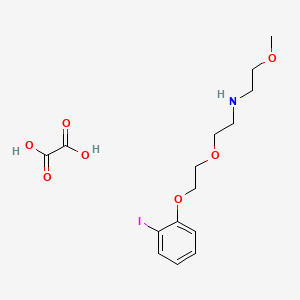 {2-[2-(2-iodophenoxy)ethoxy]ethyl}(2-methoxyethyl)amine oxalate