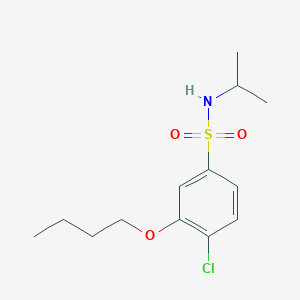 [(3-Butoxy-4-chlorophenyl)sulfonyl](methylethyl)amine