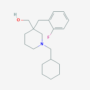 molecular formula C20H30FNO B5117084 [1-(cyclohexylmethyl)-3-(2-fluorobenzyl)-3-piperidinyl]methanol 