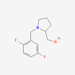 molecular formula C12H15F2NO B5117116 [1-(2,5-difluorobenzyl)-2-pyrrolidinyl]methanol 