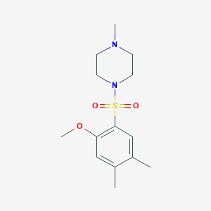 1-[(2-Methoxy-4,5-dimethylphenyl)sulfonyl]-4-methylpiperazine