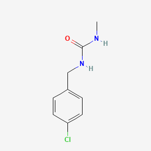 molecular formula C9H11ClN2O B5117151 N-(4-chlorobenzyl)-N'-methylurea CAS No. 13278-62-1