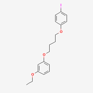 molecular formula C18H21IO3 B5117178 1-ethoxy-3-[4-(4-iodophenoxy)butoxy]benzene 