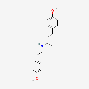 molecular formula C20H27NO2 B5117321 4-(4-methoxyphenyl)-N-[2-(4-methoxyphenyl)ethyl]-2-butanamine 