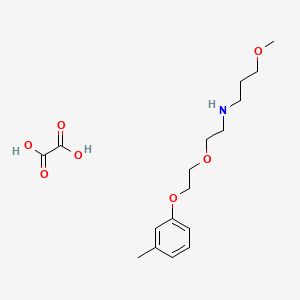molecular formula C17H27NO7 B5117322 (3-methoxypropyl){2-[2-(3-methylphenoxy)ethoxy]ethyl}amine oxalate 