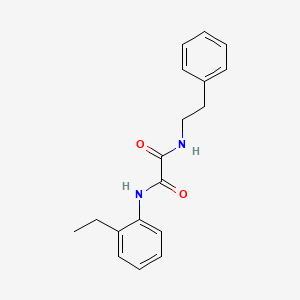 molecular formula C18H20N2O2 B5117449 N-(2-ethylphenyl)-N'-(2-phenylethyl)ethanediamide 