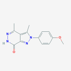 2-(4-methoxyphenyl)-3,4-dimethyl-2H-pyrazolo[3,4-d]pyridazin-7-ol